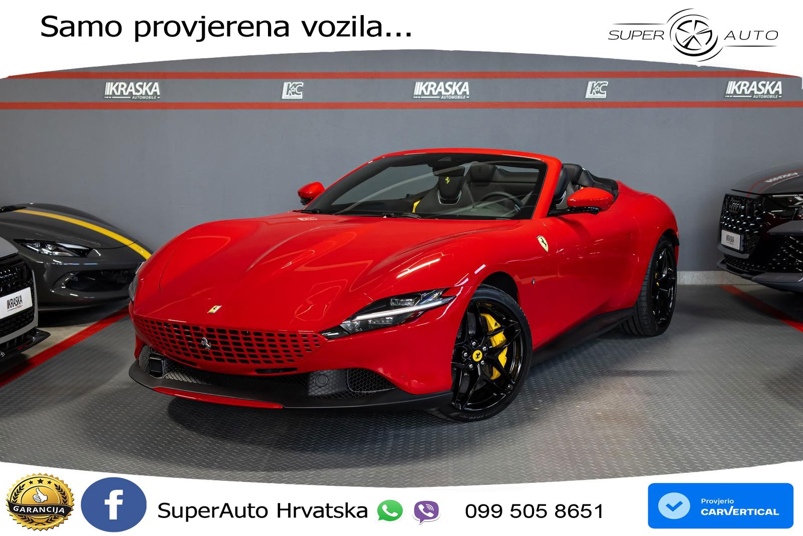 Ferrari Roma Spider 3.9 V8 (620 KS) F1 DCT LED+GR SJED+ACC