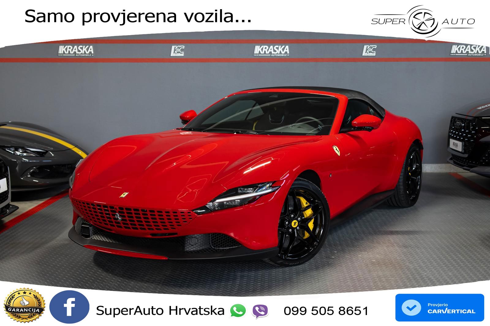 Ferrari Roma Spider 3.9 V8 (620 KS) F1 DCT LED+GR SJED+ACC