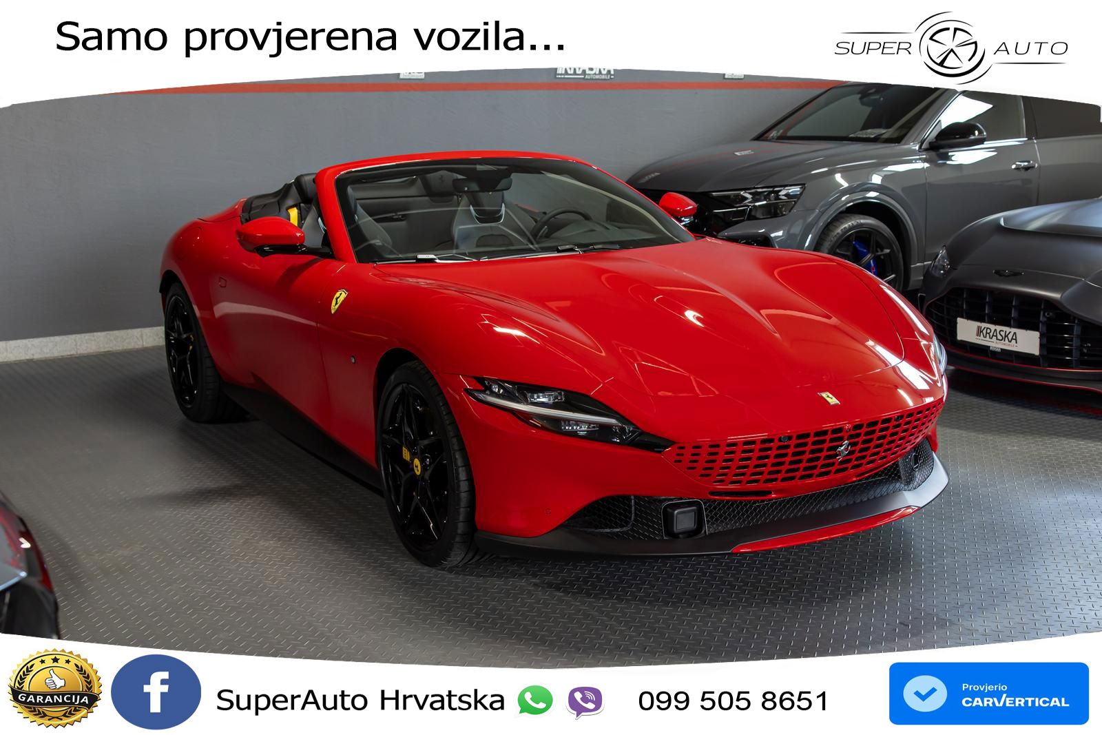 Ferrari Roma Spider 3.9 V8 (620 KS) F1 DCT LED+GR SJED+ACC