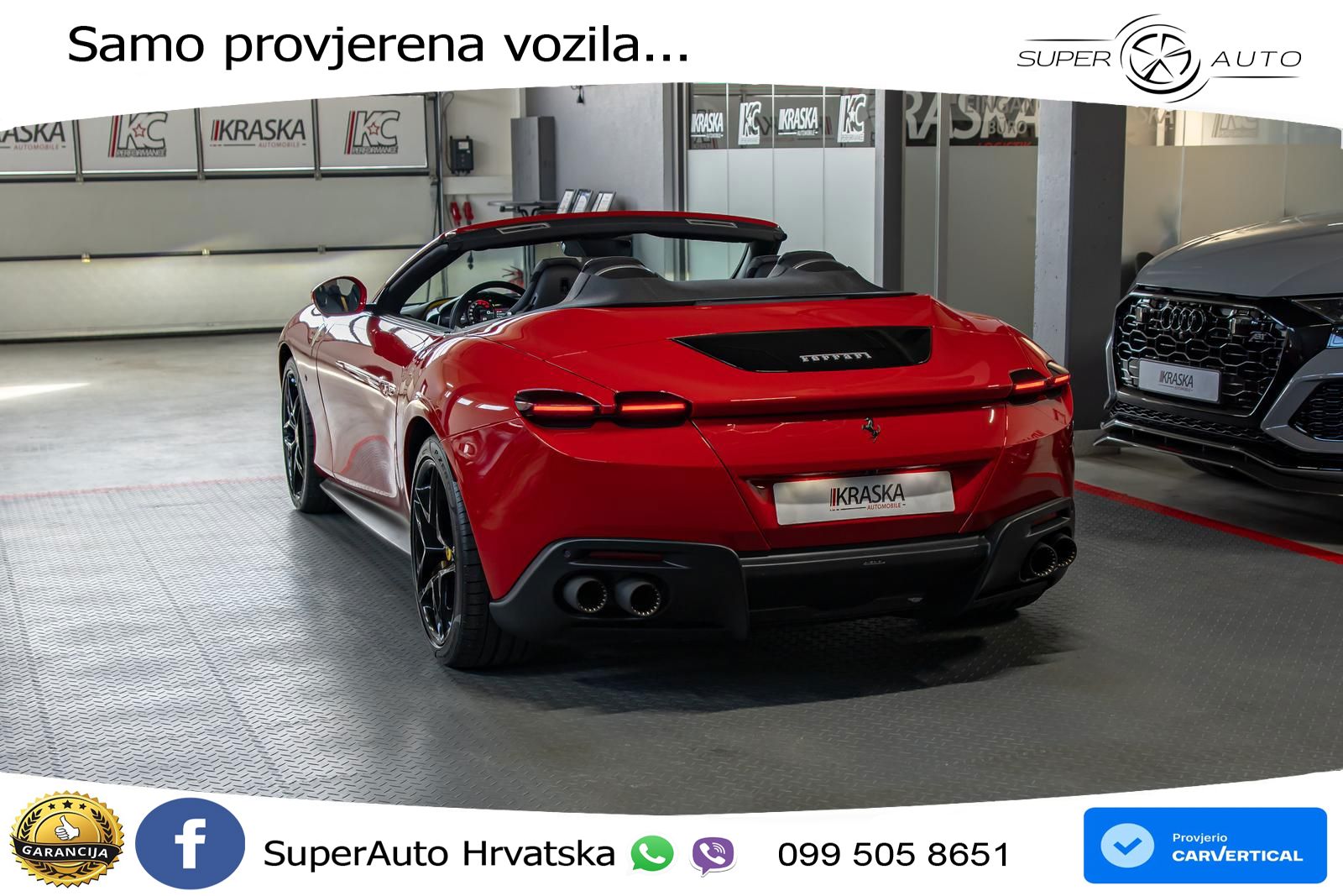 Ferrari Roma Spider 3.9 V8 (620 KS) F1 DCT LED+GR SJED+ACC
