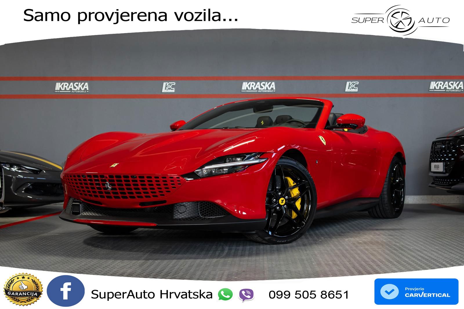 Ferrari Roma Spider 3.9 V8 (620 KS) F1 DCT LED+GR SJED+ACC