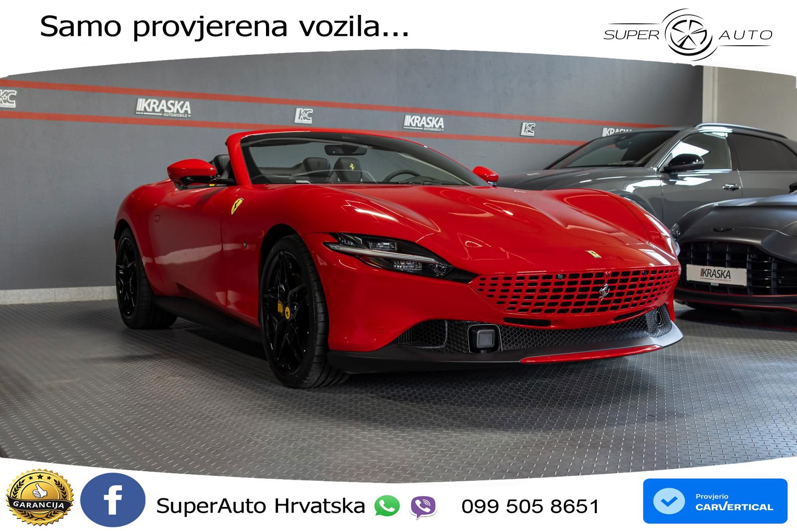 Ferrari Roma Spider 3.9 V8 (620 KS) F1 DCT LED+GR SJED+ACC