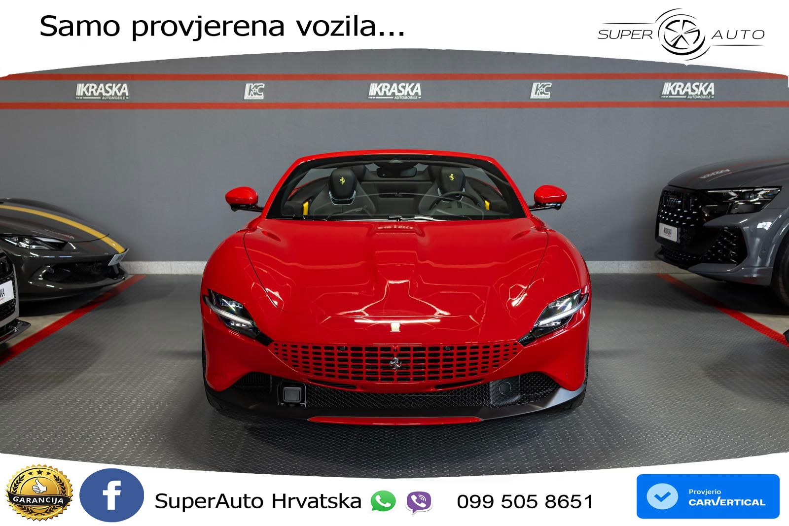 Ferrari Roma Spider 3.9 V8 (620 KS) F1 DCT LED+GR SJED+ACC