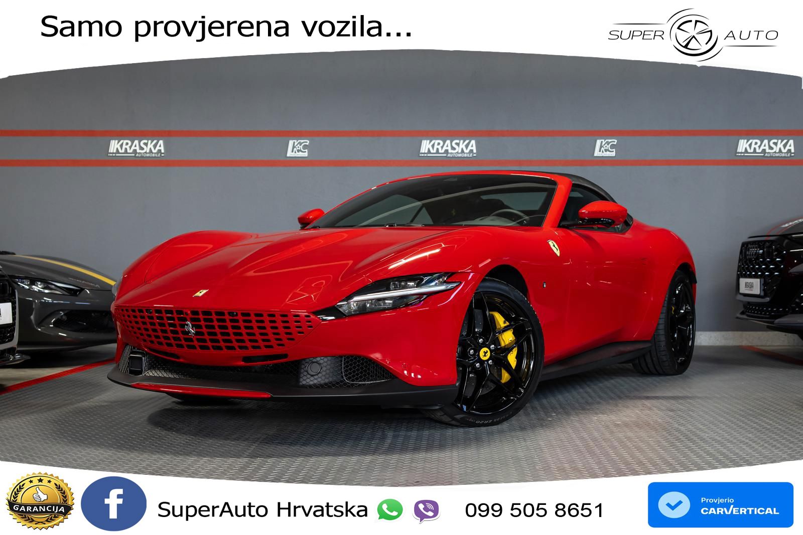 Ferrari Roma Spider 3.9 V8 (620 KS) F1 DCT LED+GR SJED+ACC