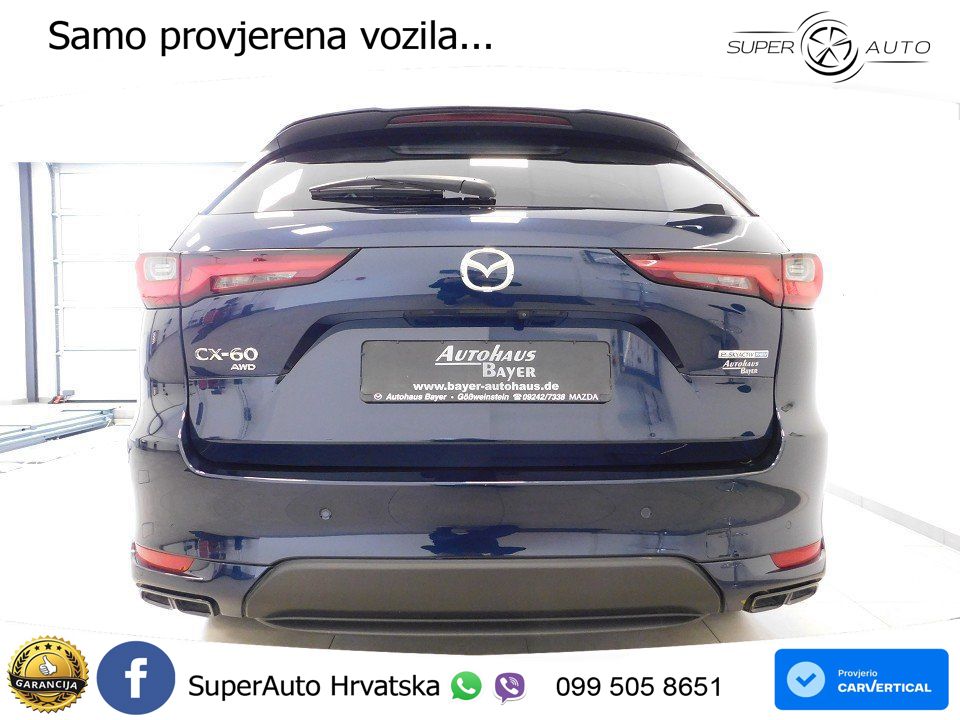Mazda CX-60 2.5 e-Skyactiv (328 KS) AWD Automatic LED+GR SJED+ACC