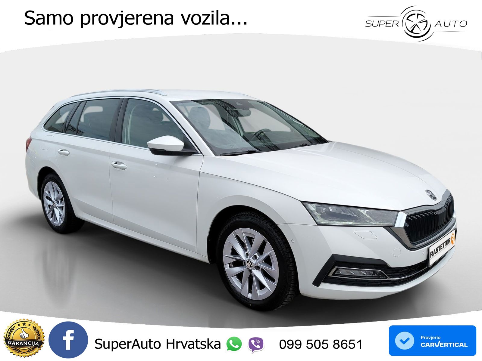 Škoda Octavia Combi 2.0 TDI (150 KS) DSG LED+GR SJED+ACC