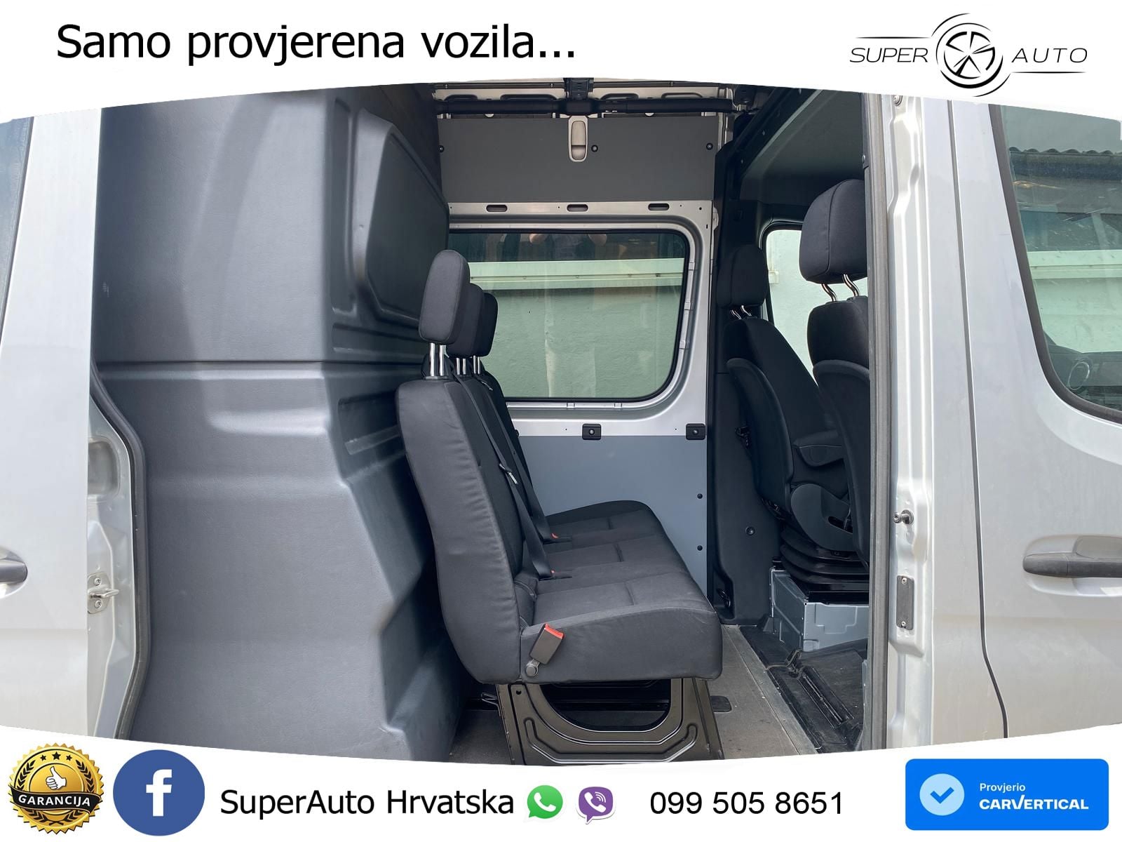 Mercedes-Benz Sprinter 319 Mixto L3H2*5-Sitzer*LKW*LED*KAM*1Hd 190 KS