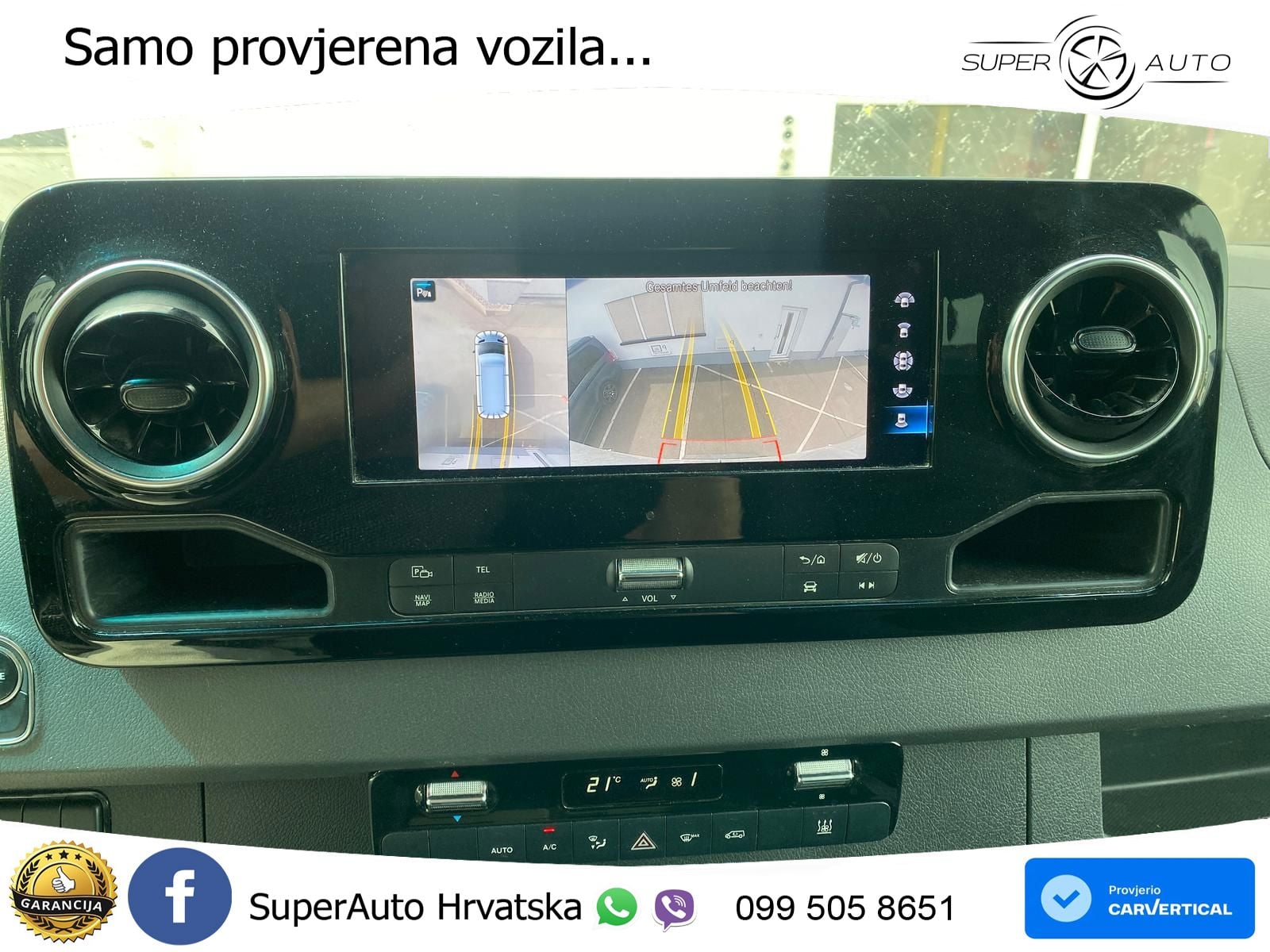 Mercedes-Benz Sprinter 319 Mixto L3H2*5-Sitzer*LKW*LED*KAM*1Hd 190 KS