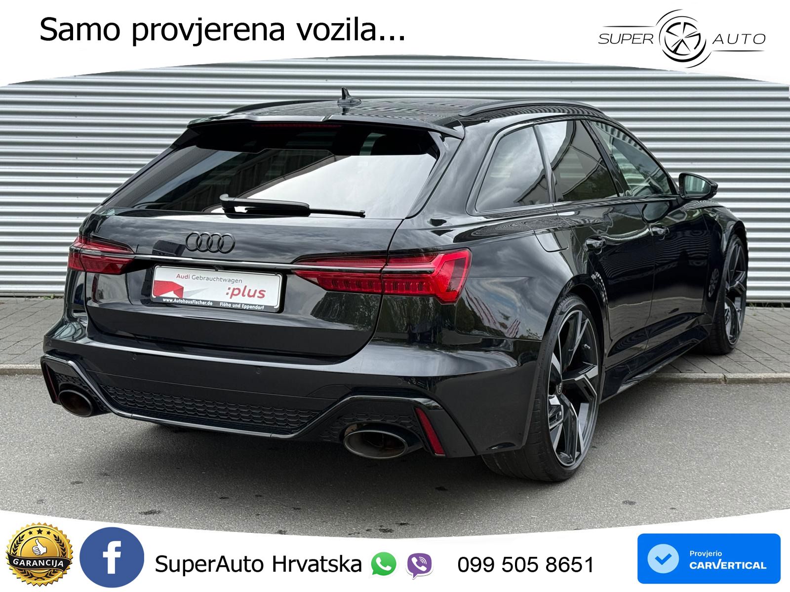 Audi RS6 Avant 4.0 TFSI V8 (600 KS) quattro Tiptronic Kuka LED+GR SJED+ACC