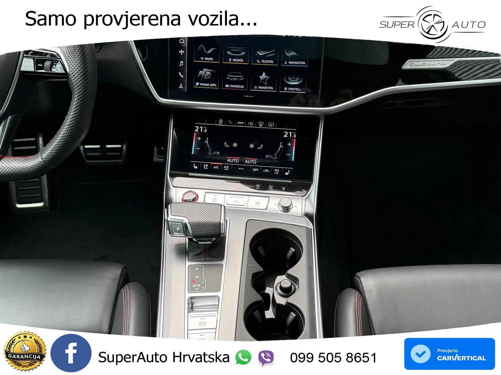 Audi RS6 Avant 4.0 TFSI V8 (600 KS) quattro Tiptronic Kuka LED+GR SJED+ACC