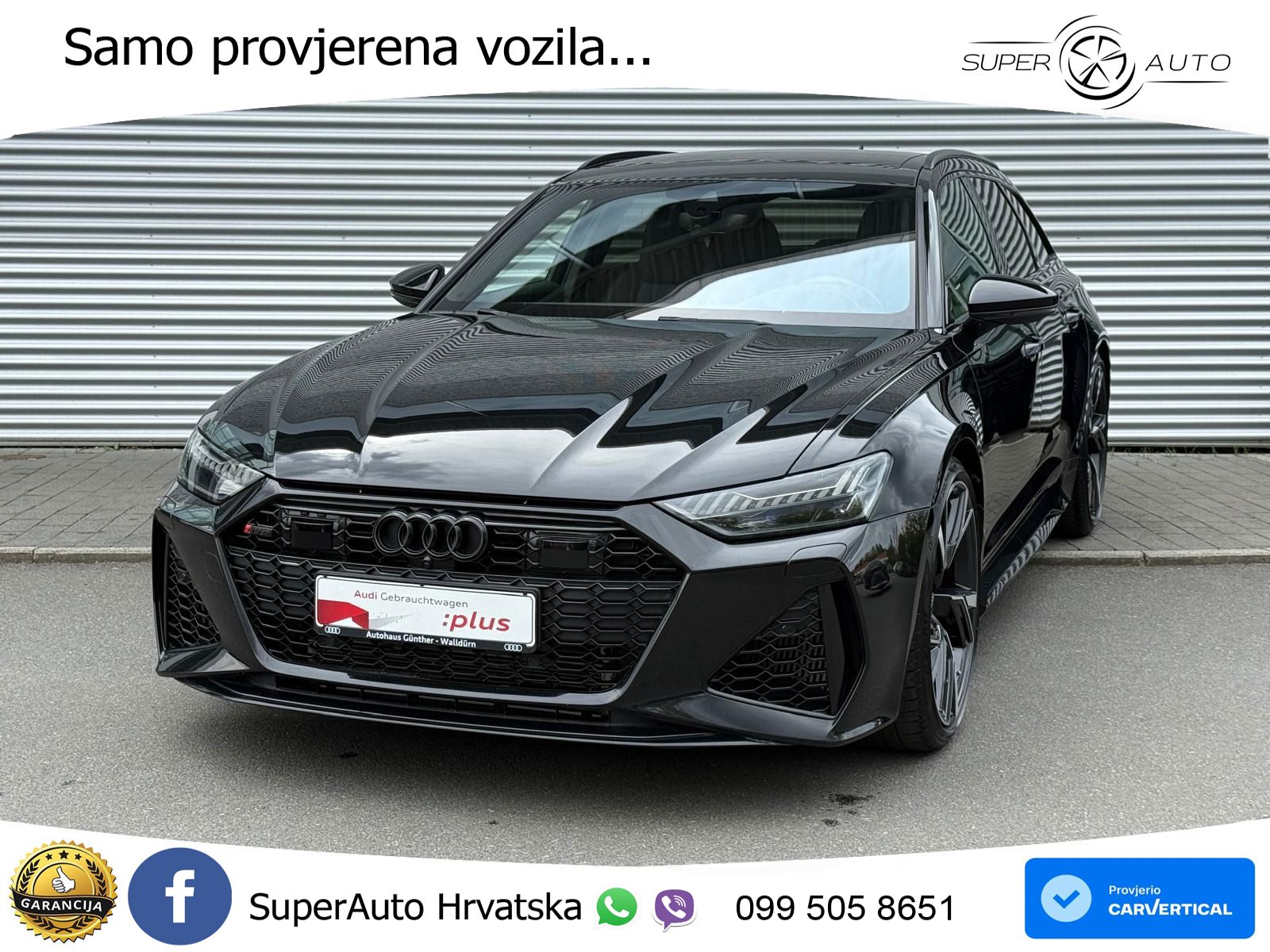 Audi RS6 Avant 4.0 TFSI V8 (600 KS) quattro Tiptronic Kuka LED+GR SJED+ACC
