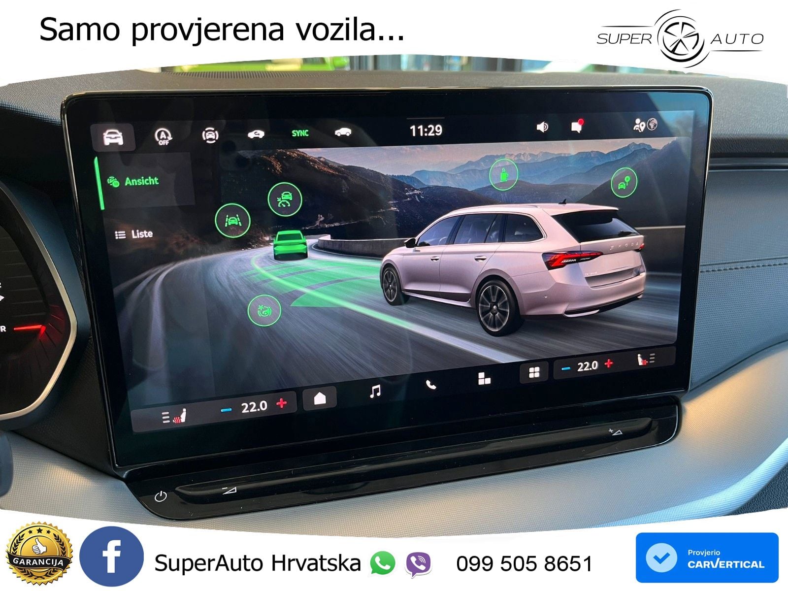 Škoda Octavia Combi 1.5 TSI (150 KS) DSG Selection MATRIX+GR SJED+KAM