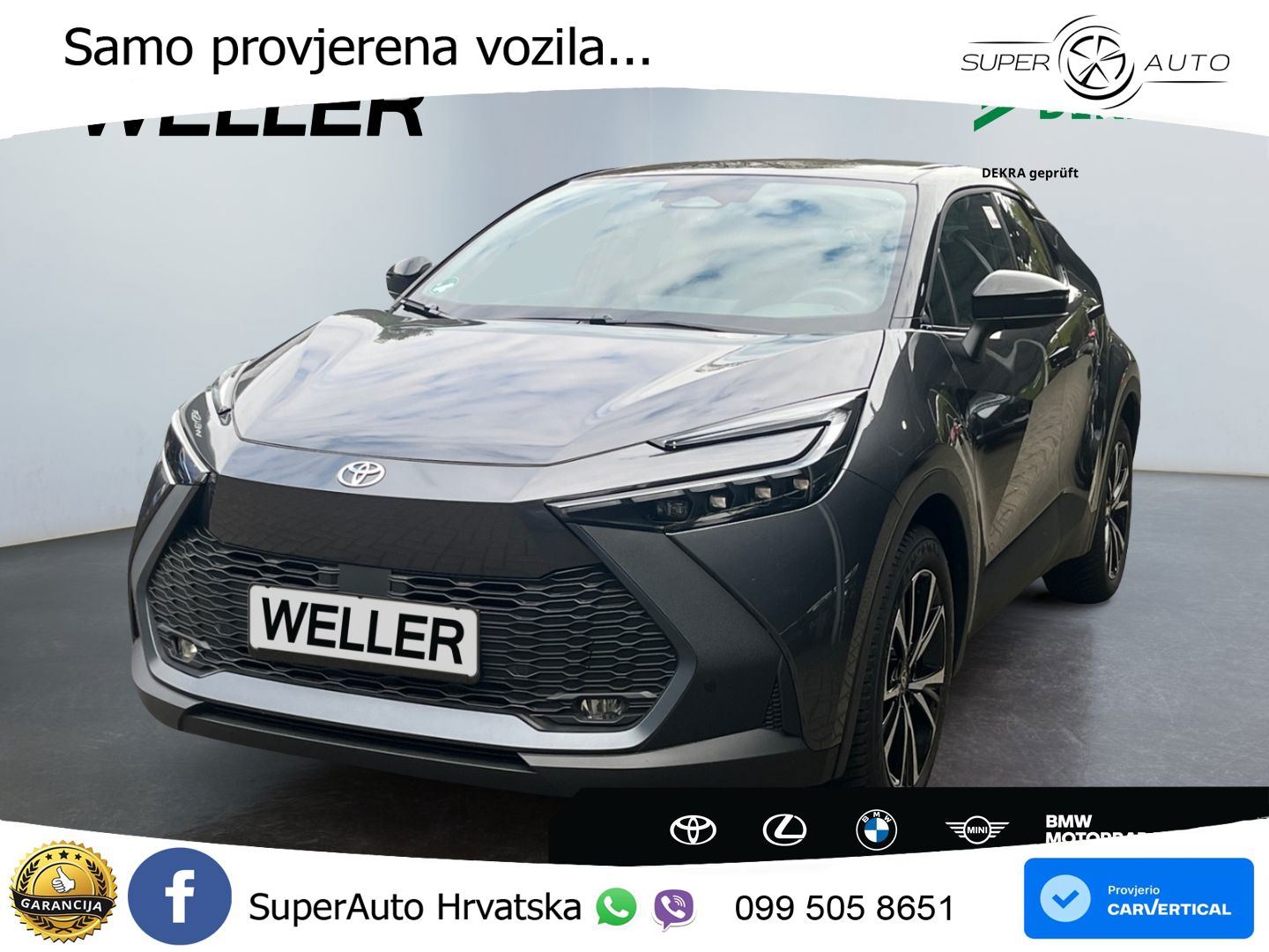 Toyota C-HR 2.0 (223 KS) PHEV e-CVT Teamplayer LED+GR SJED+ACC