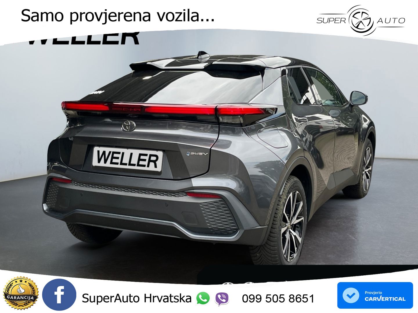 Toyota C-HR 2.0 (223 KS) PHEV e-CVT Teamplayer LED+GR SJED+ACC
