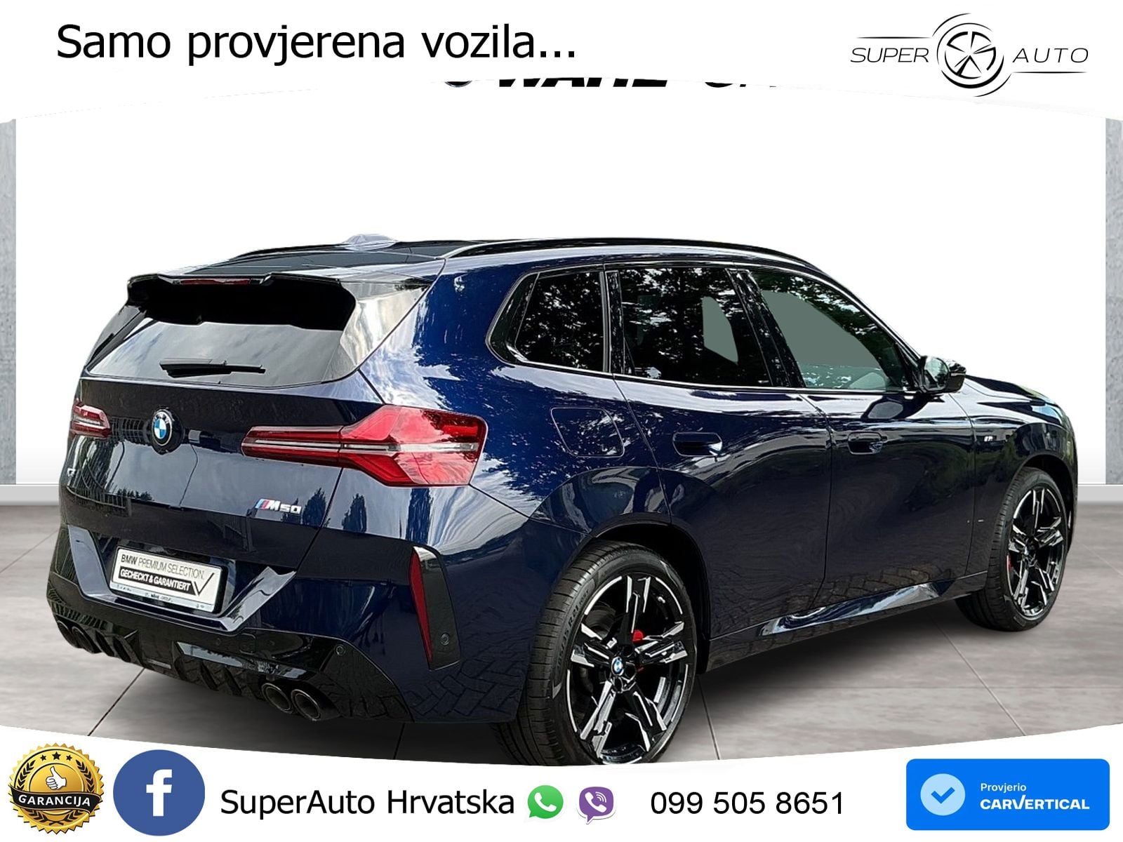 BMW X3 M50 xDrive Steptronic M Sport ACC+GR SJED+360+PANO