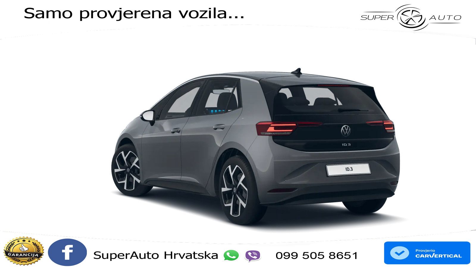 Volkswagen ID.3 Pro 62 kWh (204 KS) LED+ACC