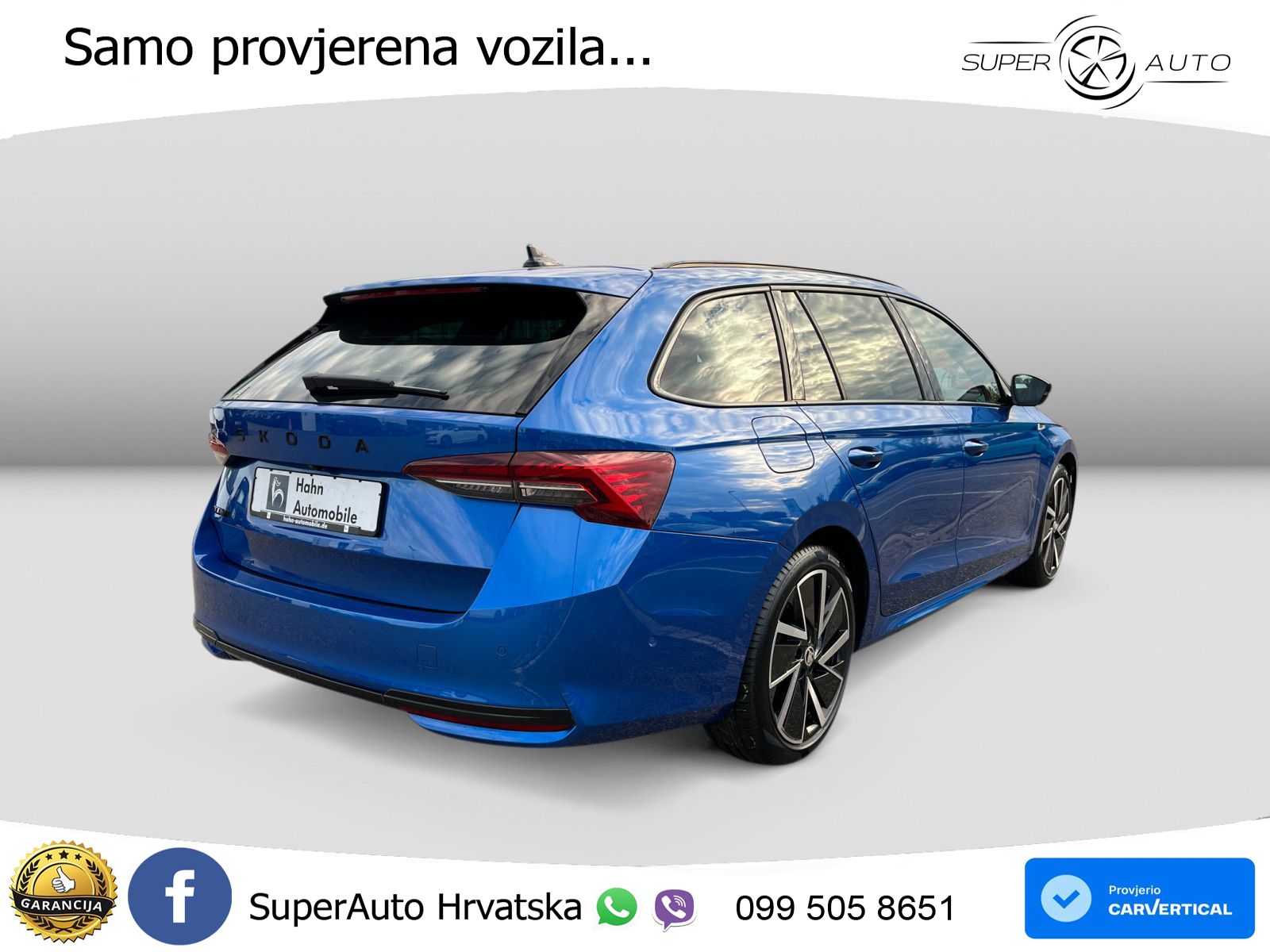 Škoda Octavia Combi 2.0 TDI (150 KS) DSG SportLine LED+GR SJED+ACC