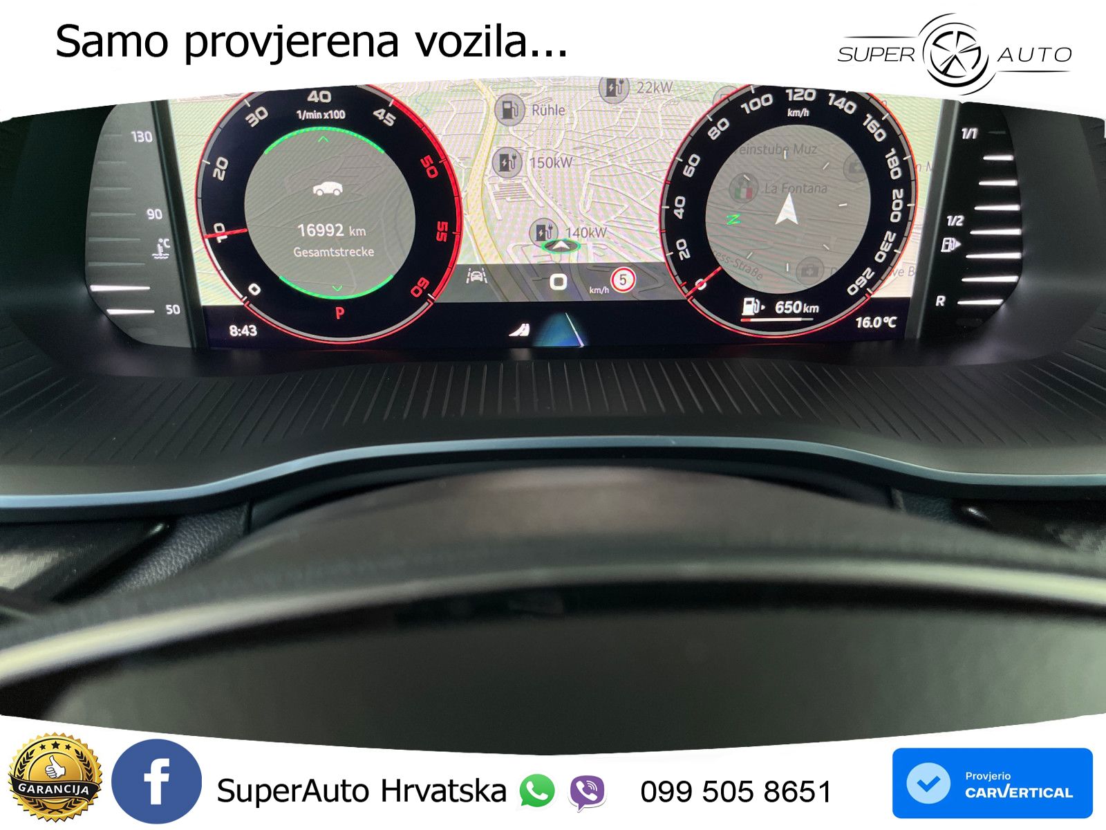 Škoda Octavia Combi 2.0 TDI (150 KS) DSG SportLine LED+GR SJED+ACC