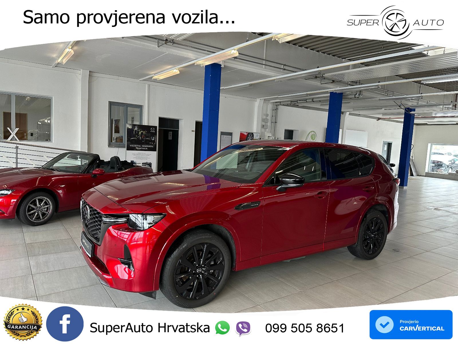 Mazda CX-60 3.3 e-Skyactiv D (254 KS) AWD Automatic ACC+HEAD+4xGR SJED+360+PANO