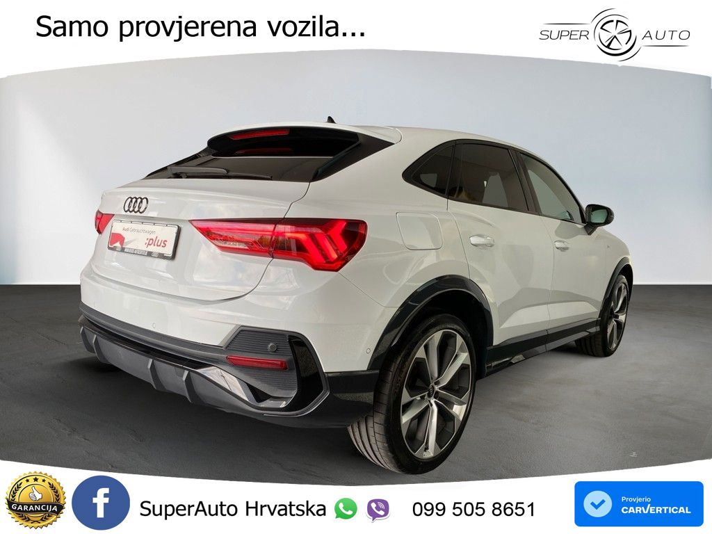 Audi Q3 II Sportback 35 TFSI (150 KS) S tronic S line LED+GR SJED+ACC