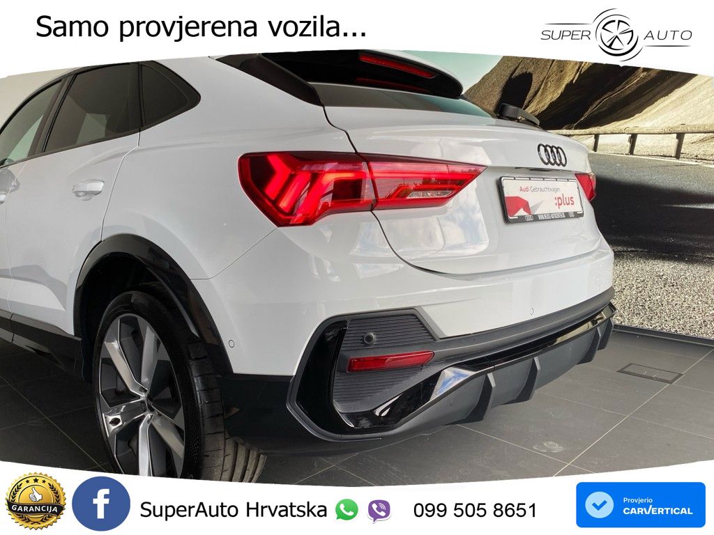 Audi Q3 II Sportback 35 TFSI (150 KS) S tronic S line LED+GR SJED+ACC