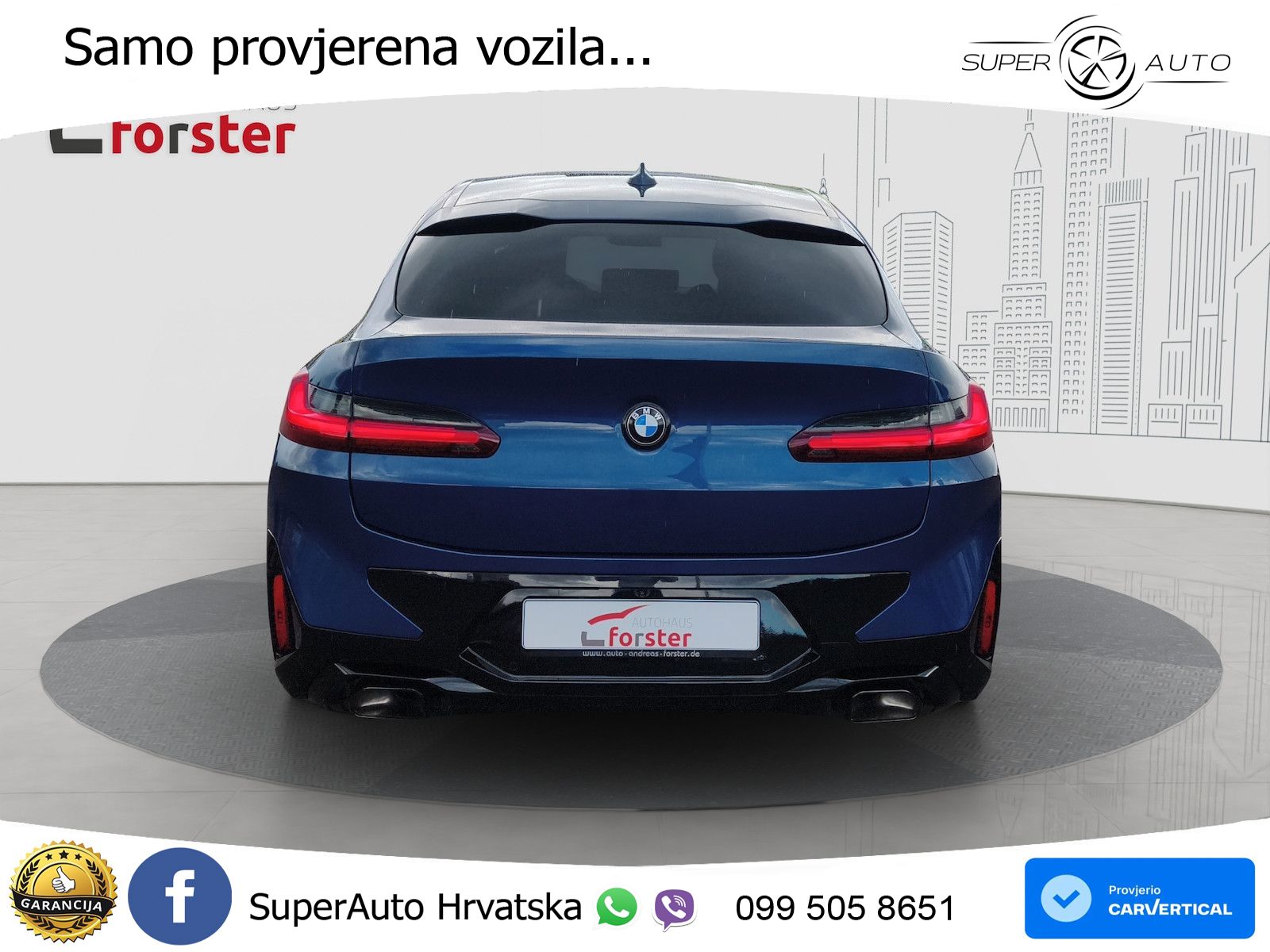BMW X4 30d (286 KS) xDrive Steptronic M Sport LED+GR SJED+ACC