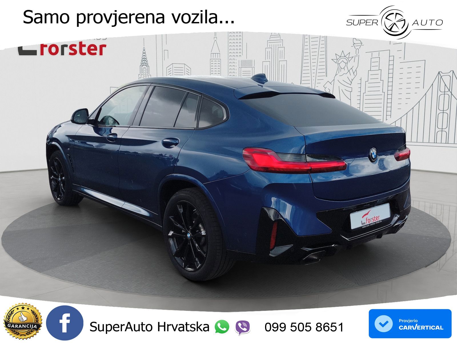 BMW X4 30d (286 KS) xDrive Steptronic M Sport LED+GR SJED+ACC