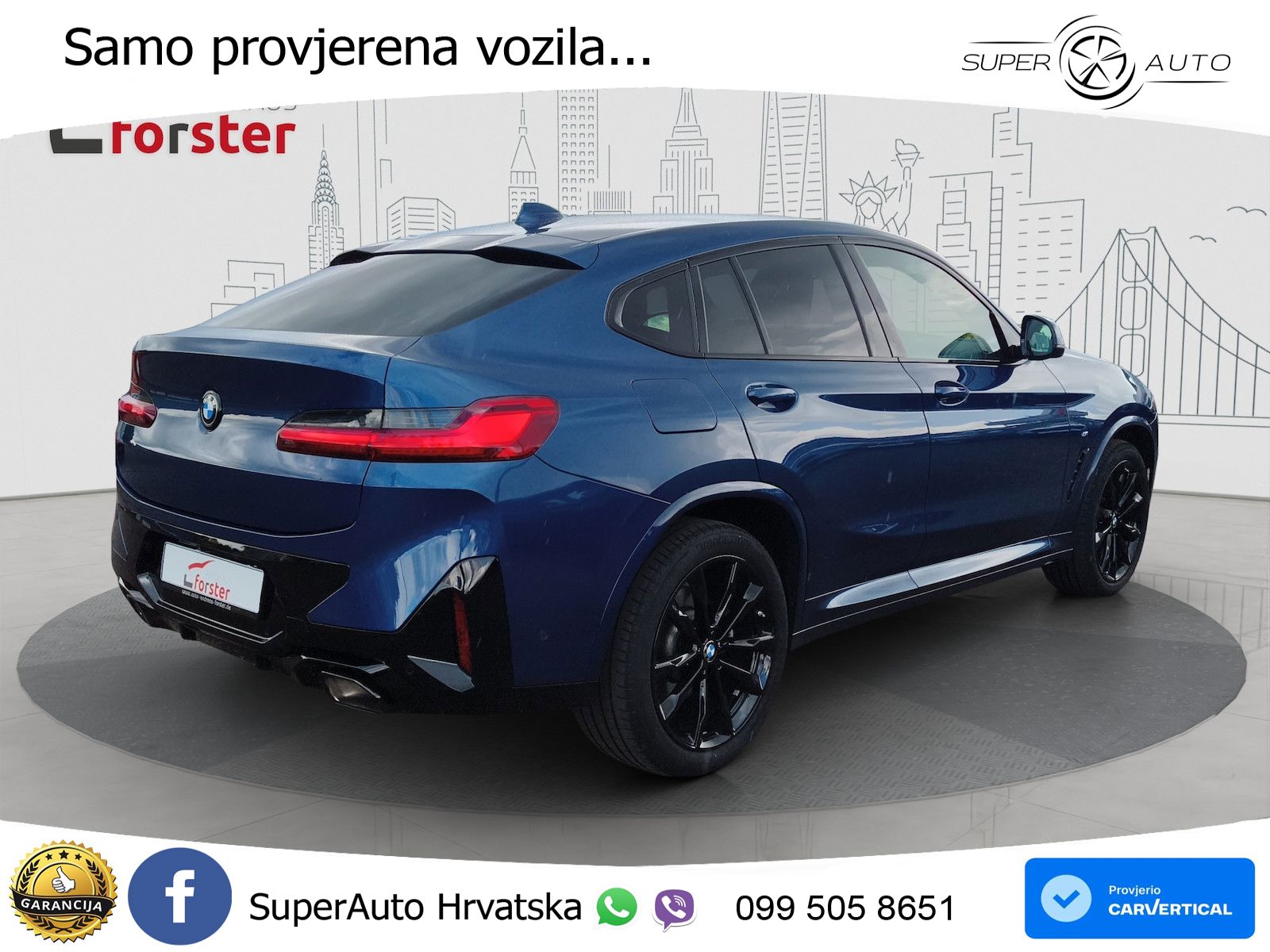 BMW X4 30d (286 KS) xDrive Steptronic M Sport LED+GR SJED+ACC