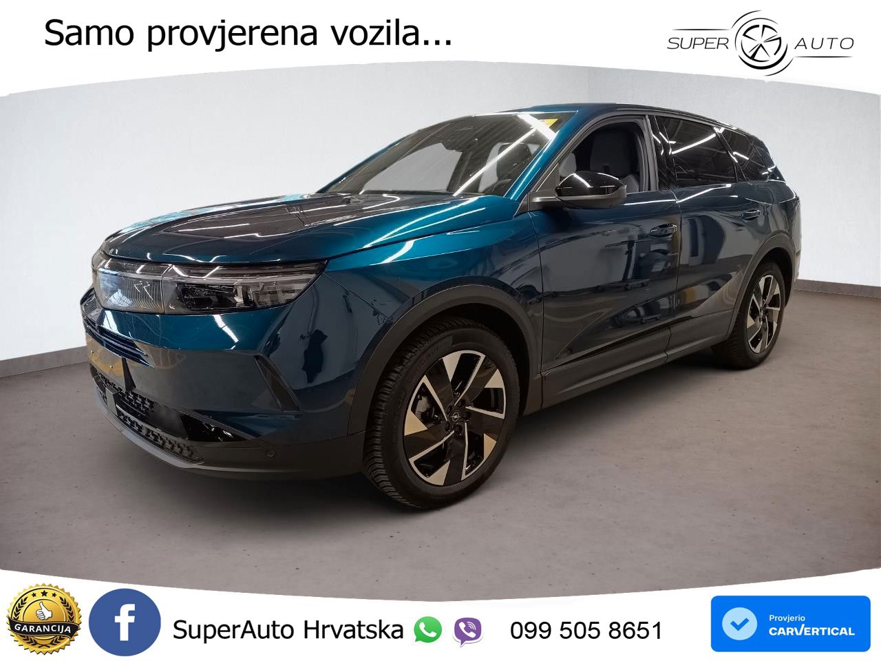 Opel Grandland 1.2 Turbo (145 KS) Hybrid eDCT GS LED+GR SJED+ACC