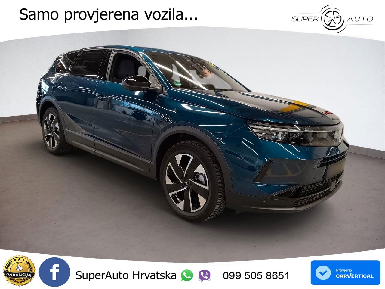 Opel Grandland 1.2 Turbo (145 KS) Hybrid eDCT GS LED+GR SJED+ACC