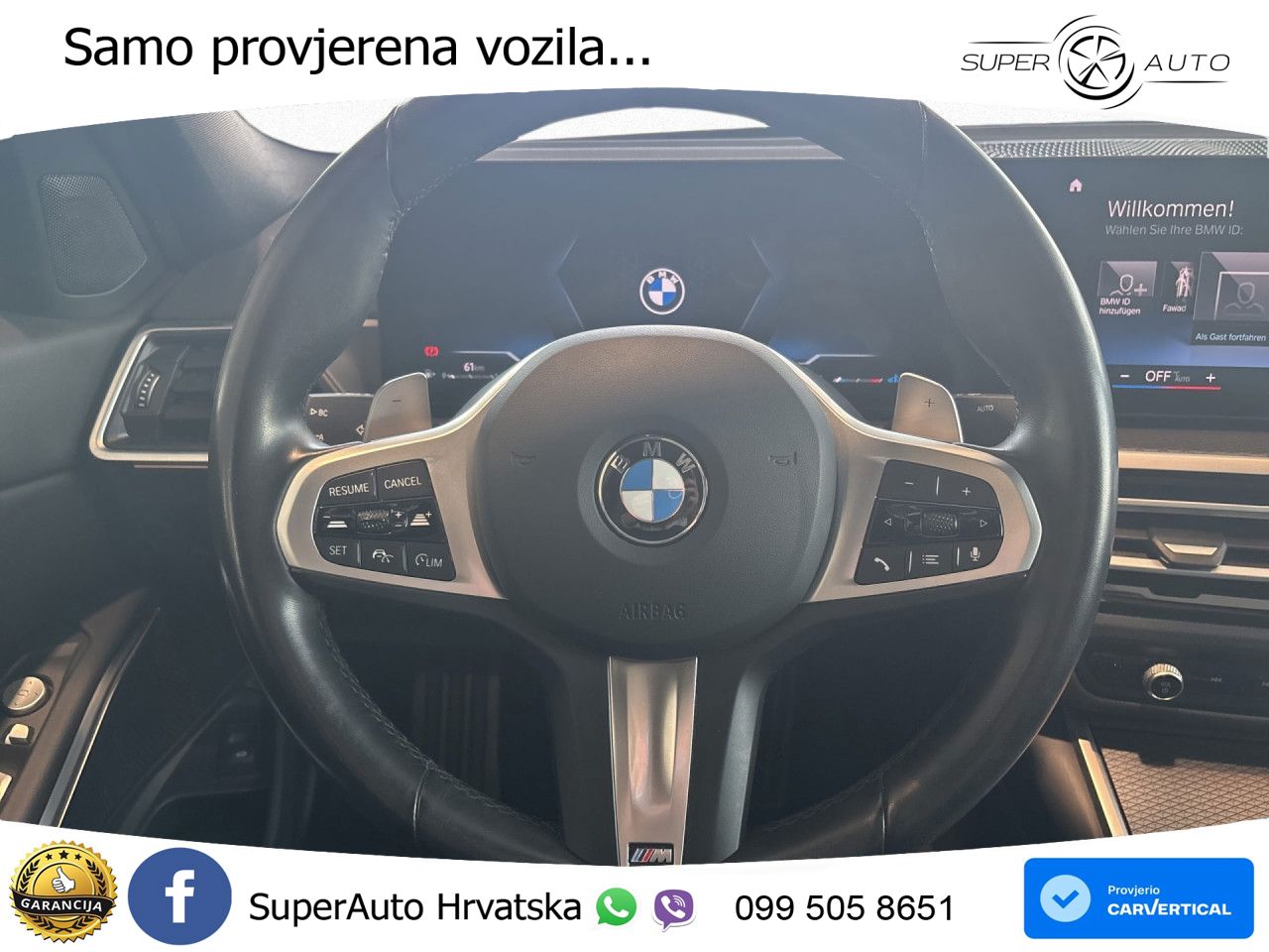 BMW 320d (190 KS) Steptronic M Sport LED+GR SJED+ACC