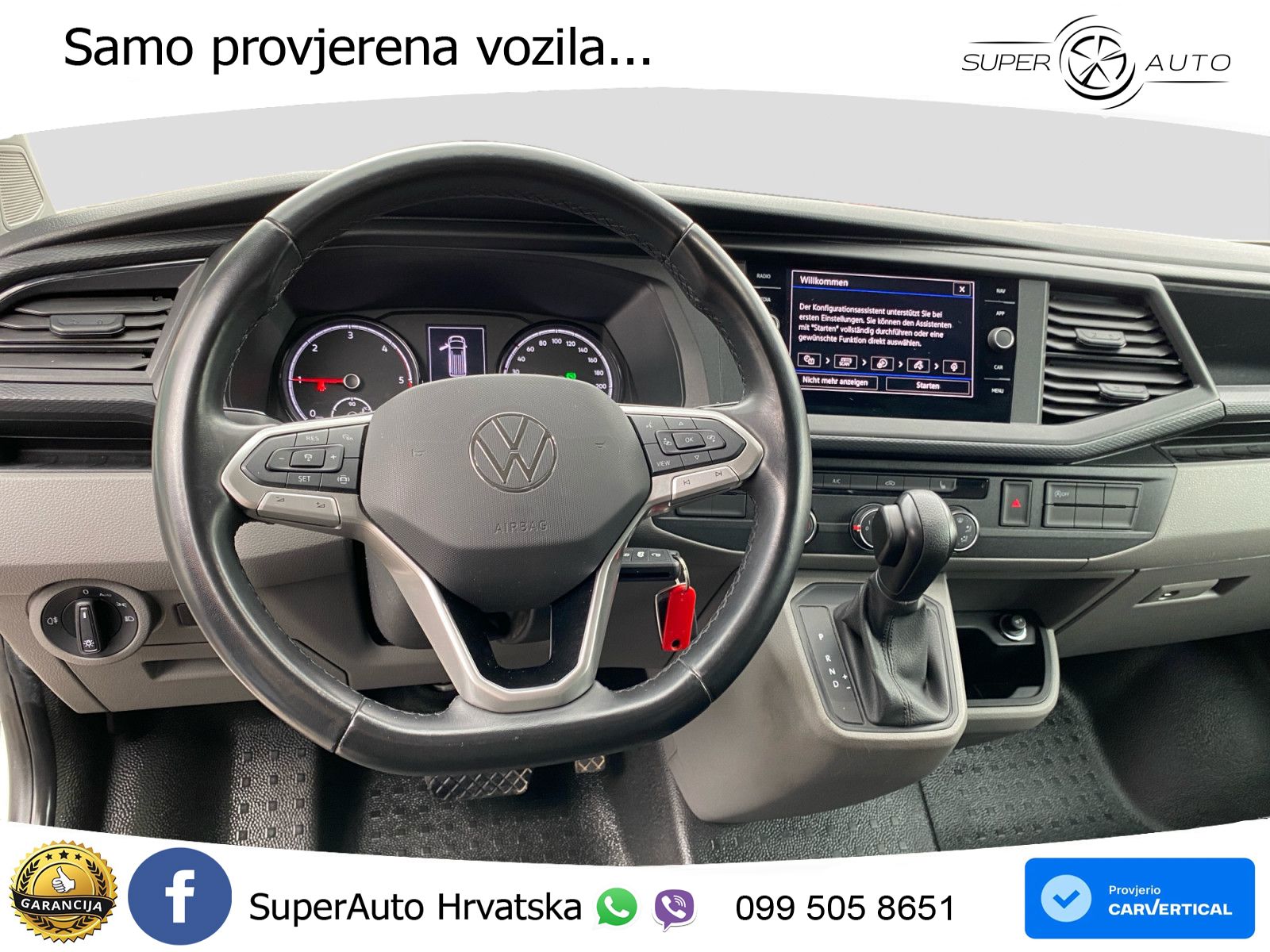 Volkswagen T6.1 Transporter LED ACC Standheizung Werkstatte 150 KS