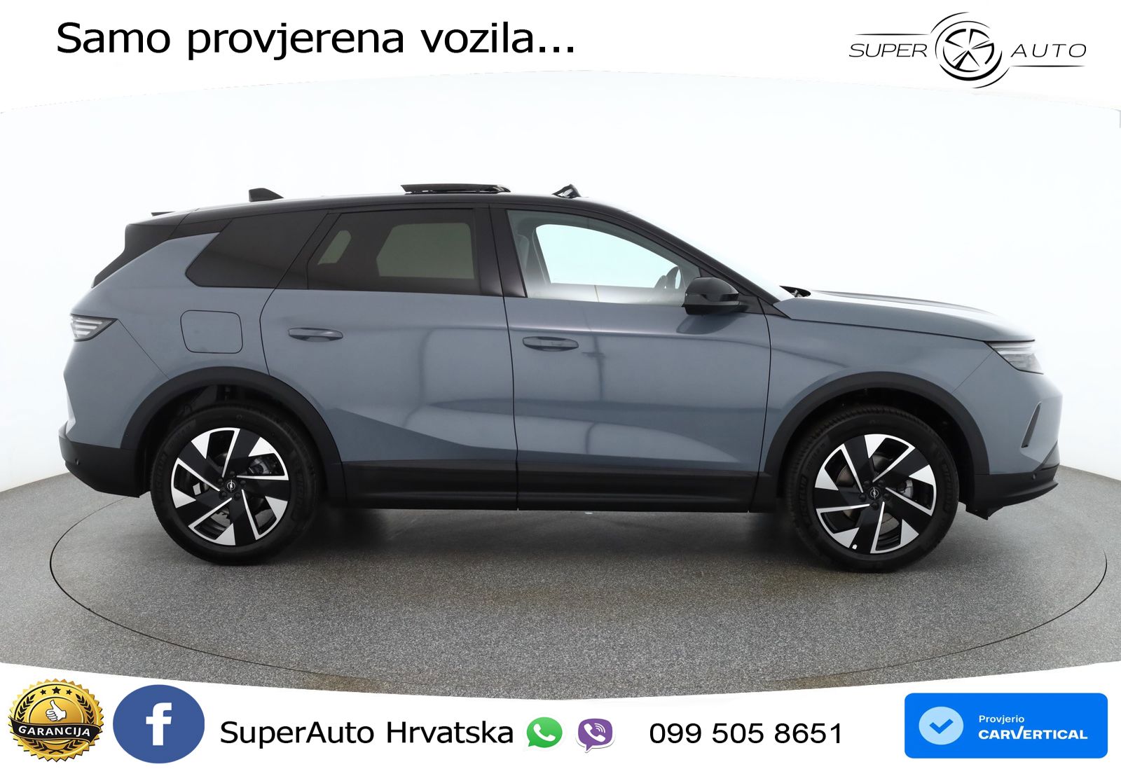 Opel Grandland 1.2 Turbo (145 KS) Hybrid eDCT Ultimate ACC+HEAD+GR SJED+360+PANO