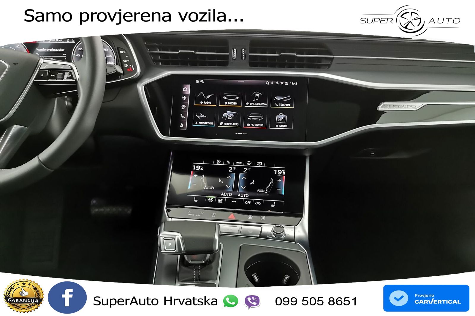 Audi A6 50 TDI V6 (286 KS) quattro tiptronic S line LED+GR SJED+ACC