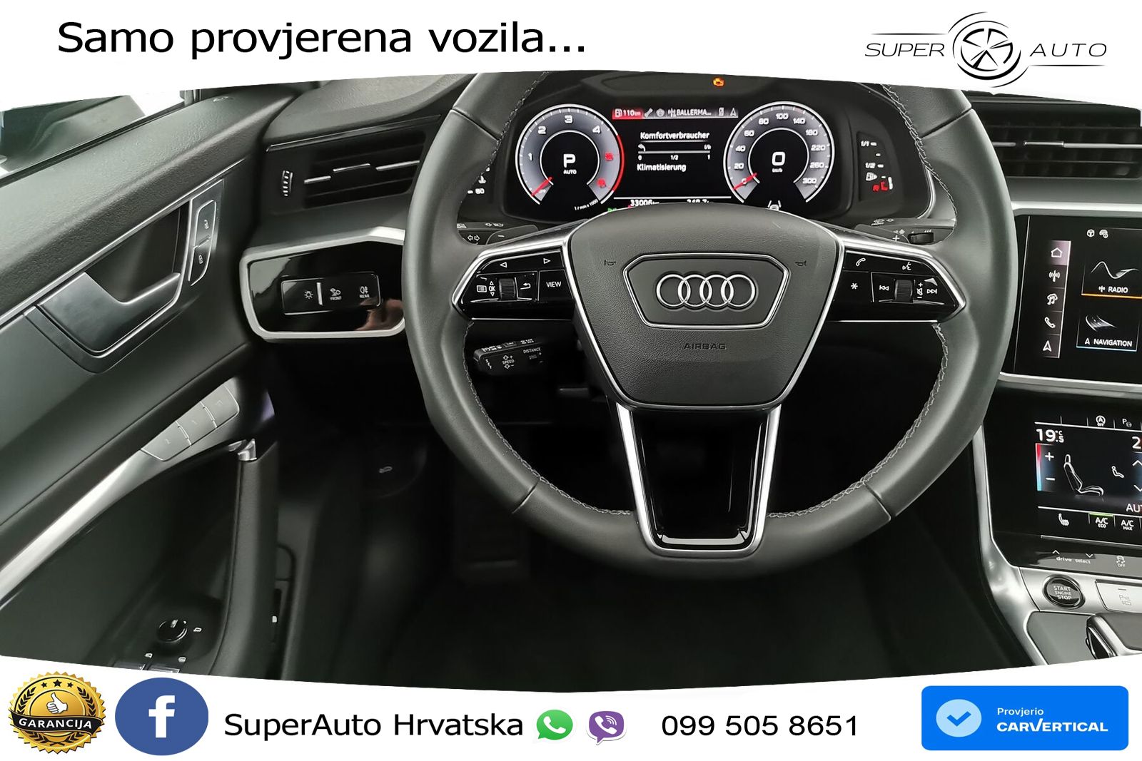 Audi A6 50 TDI V6 (286 KS) quattro tiptronic S line LED+GR SJED+ACC