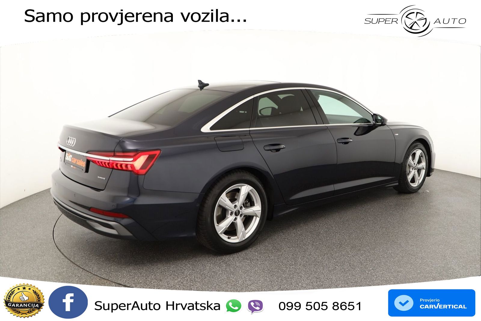 Audi A6 50 TDI V6 (286 KS) quattro tiptronic S line LED+GR SJED+ACC