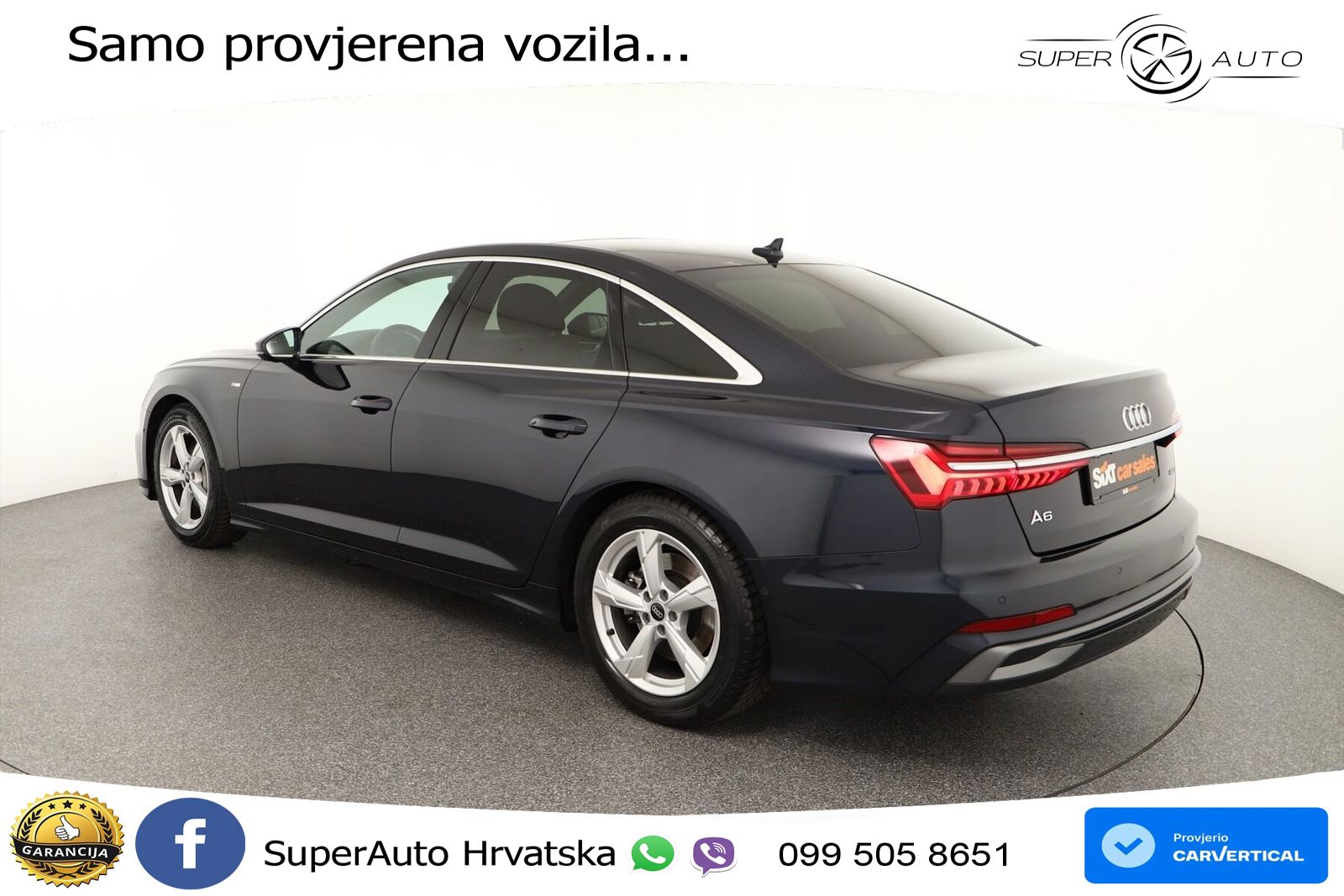 Audi A6 50 TDI V6 (286 KS) quattro tiptronic S line LED+GR SJED+ACC