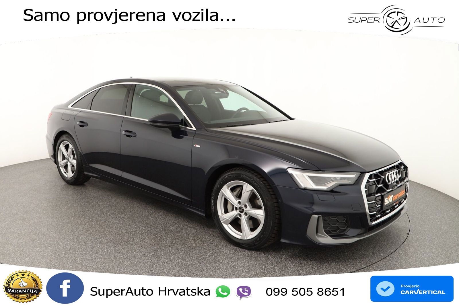 Audi A6 50 TDI V6 (286 KS) quattro tiptronic S line LED+GR SJED+ACC