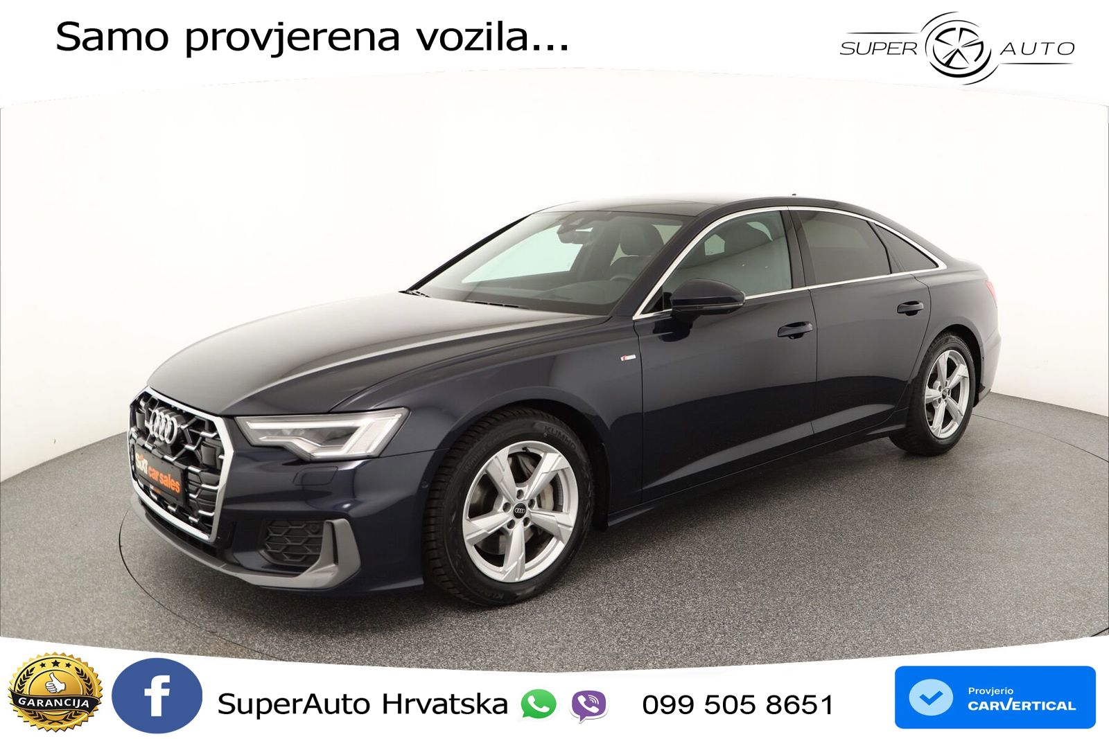 Audi A6 50 TDI V6 (286 KS) quattro tiptronic S line LED+GR SJED+ACC
