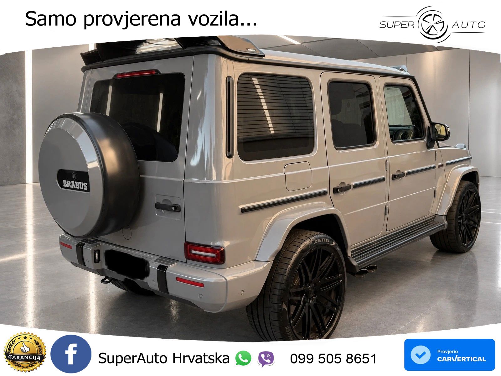 Mercedes G 500 Long V8 (422 KS) 4MATIC 9G-TRONIC Brabus LED+GR SJED+ACC
