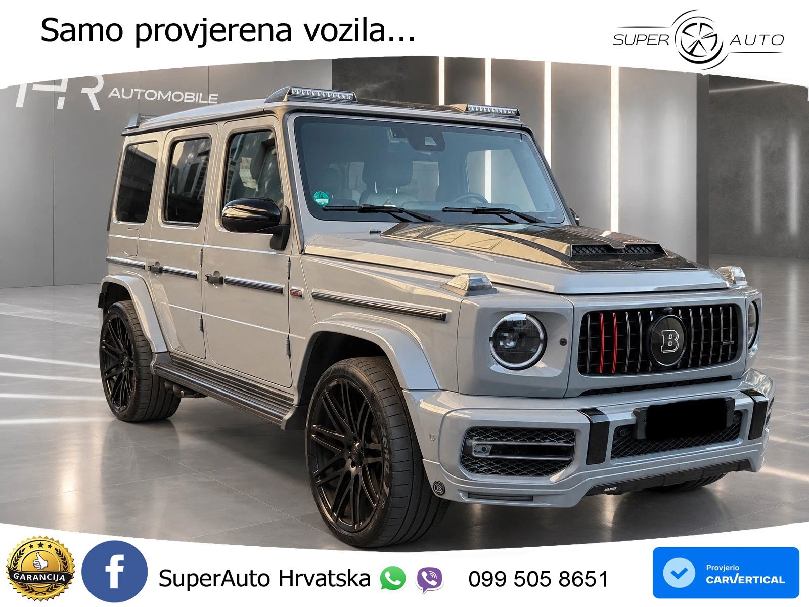 Mercedes G 500 Long V8 (422 KS) 4MATIC 9G-TRONIC Brabus LED+GR SJED+ACC