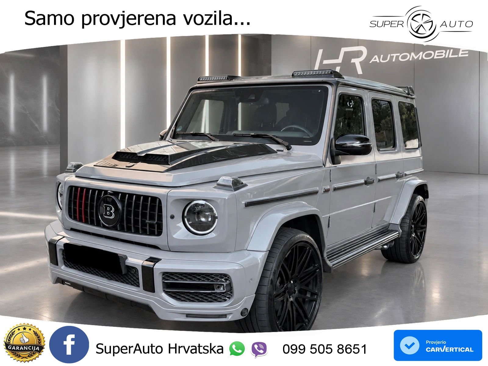 Mercedes G 500 Long V8 (422 KS) 4MATIC 9G-TRONIC Brabus LED+GR SJED+ACC