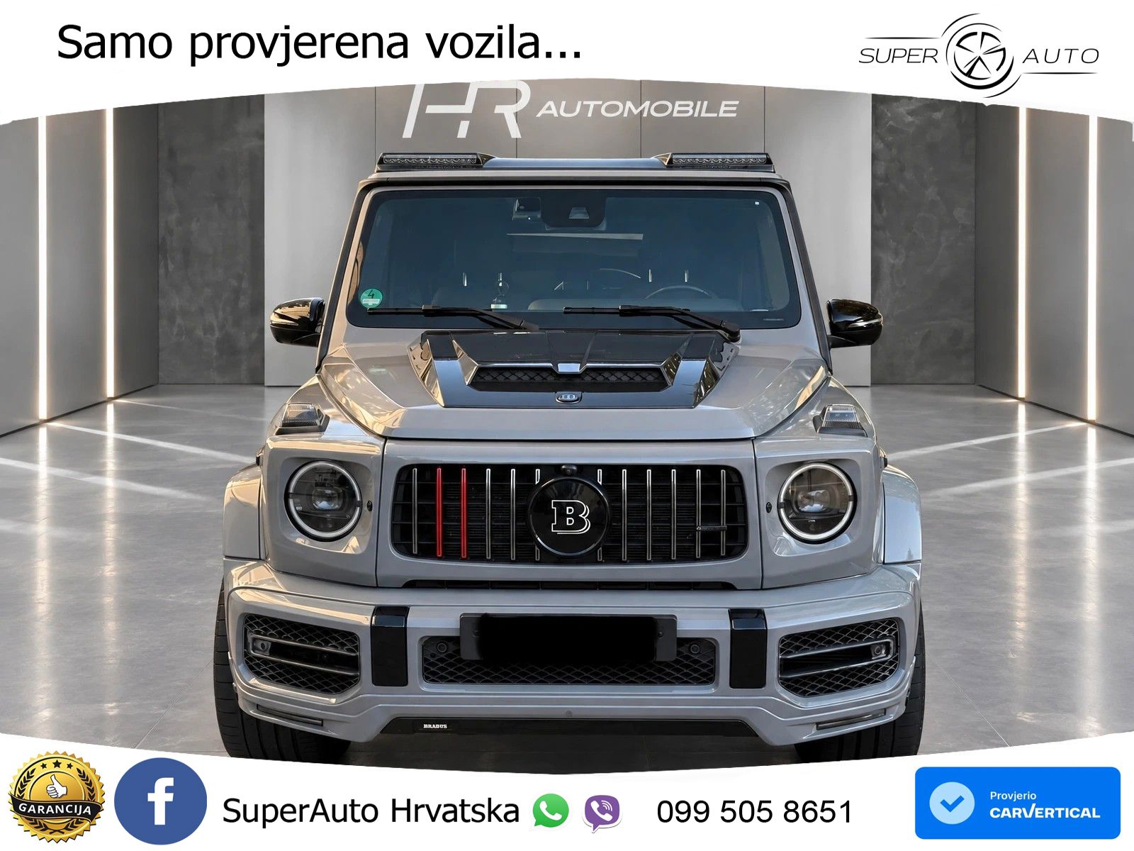 Mercedes G 500 Long V8 (422 KS) 4MATIC 9G-TRONIC Brabus LED+GR SJED+ACC