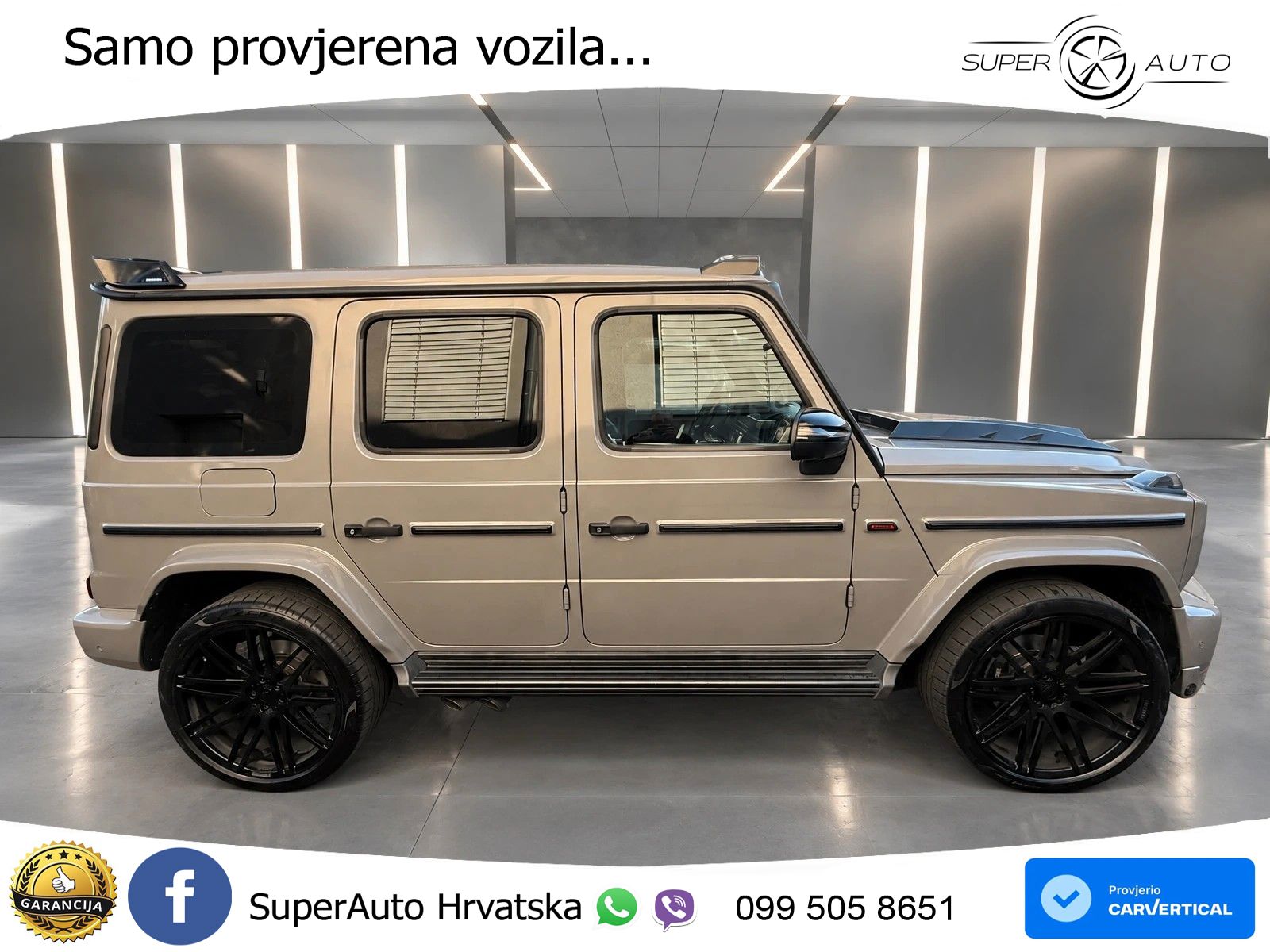Mercedes G 500 Long V8 (422 KS) 4MATIC 9G-TRONIC Brabus LED+GR SJED+ACC