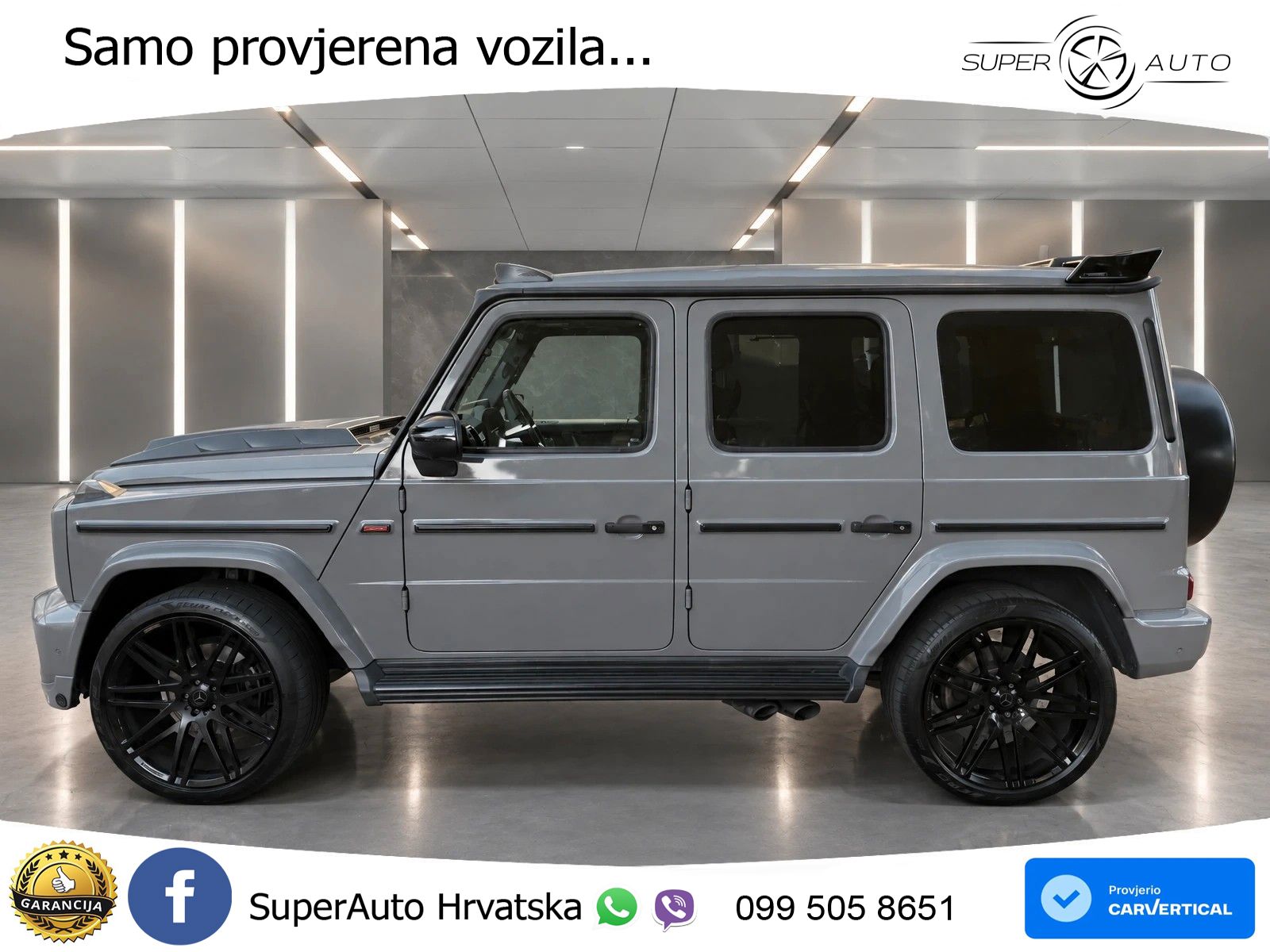 Mercedes G 500 Long V8 (422 KS) 4MATIC 9G-TRONIC Brabus LED+GR SJED+ACC