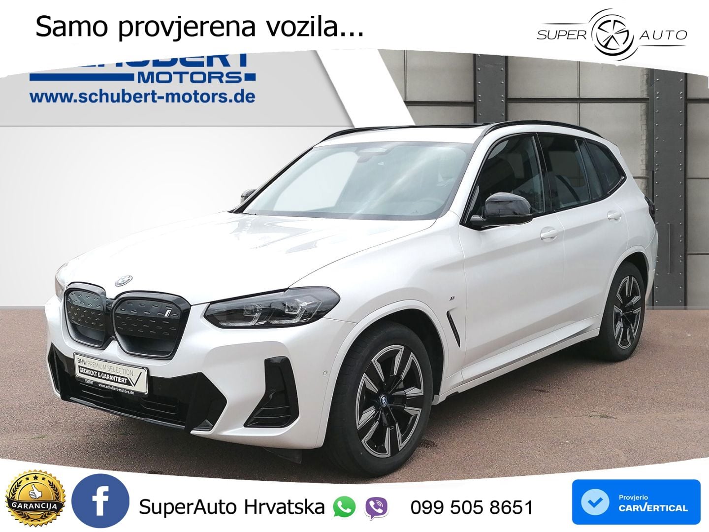 BMW iX3 80 kWh (286 KS) LED+GR SJED+ACC