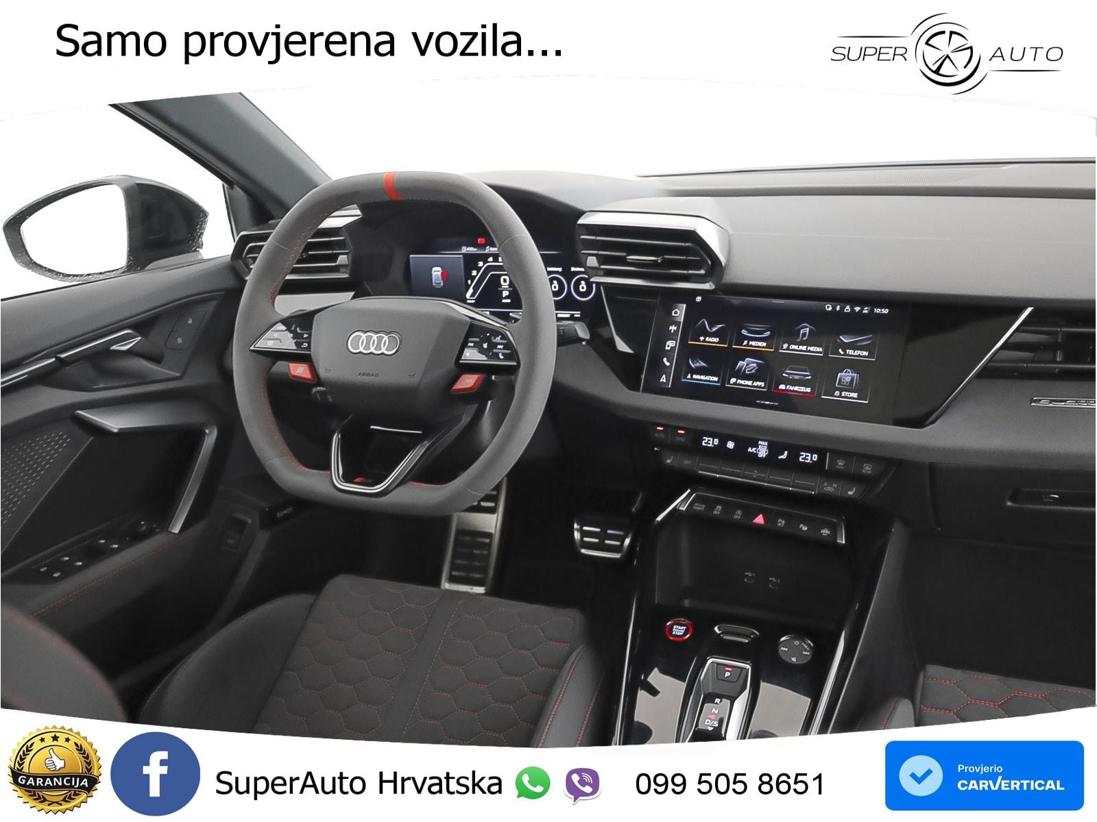 Audi RS3 Sedan 2.5 TFSI (400 KS) quattro S tronic MATRIX+GR SJED+KAM