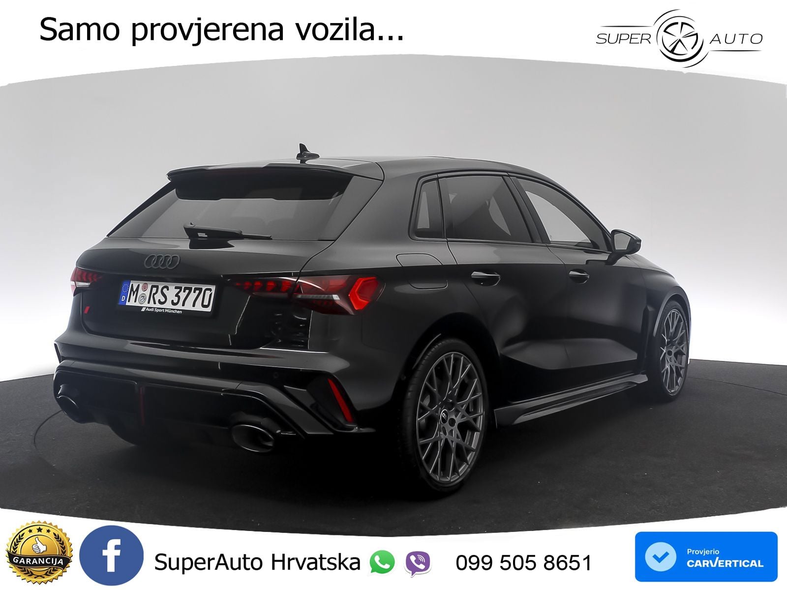Audi RS3 Sedan 2.5 TFSI (400 KS) quattro S tronic MATRIX+GR SJED+KAM