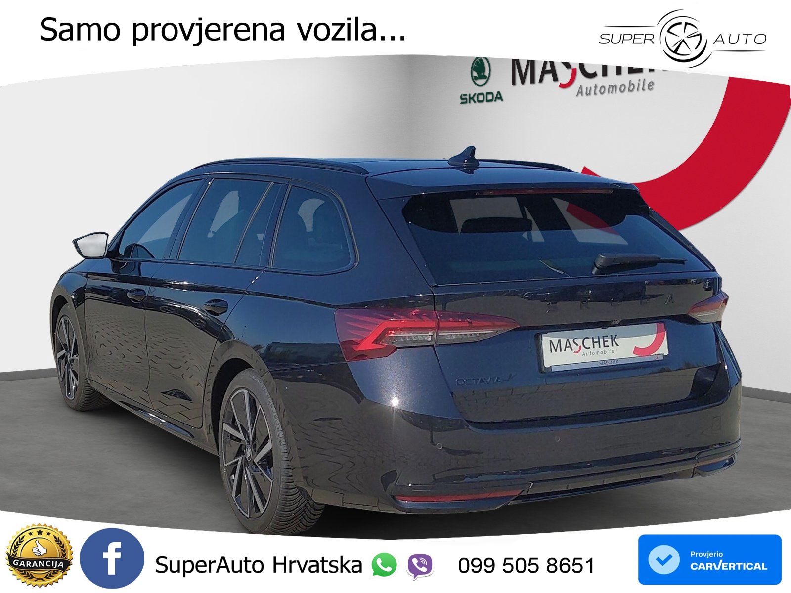 Škoda Octavia Combi 1.5 TSI (150 KS) DSG SportLine LED+GR SJED+ACC