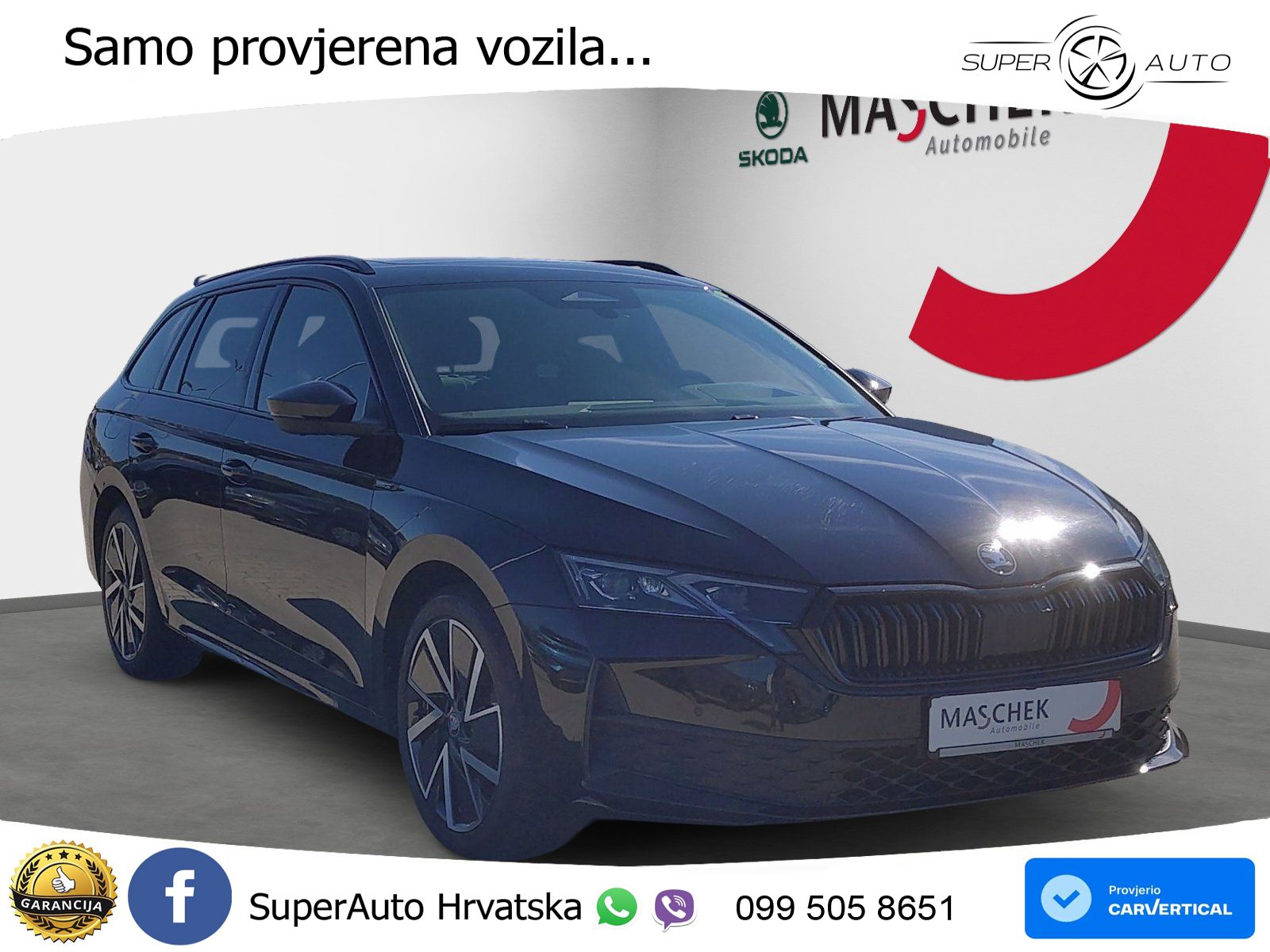 Škoda Octavia Combi 1.5 TSI (150 KS) DSG SportLine LED+GR SJED+ACC